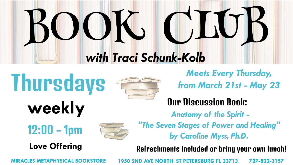 Book Club - Traci Schunk-Klob @ Temple of the Living God