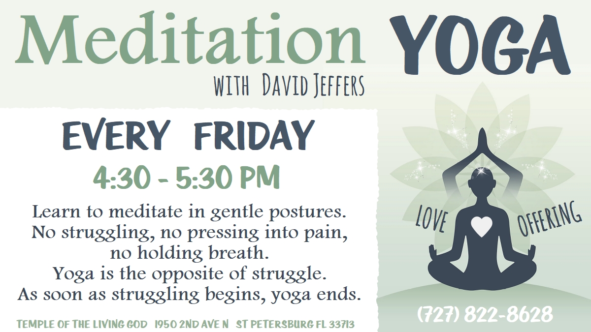 Meditation YOGA ​ – with GENTLE postures & NO breath holding