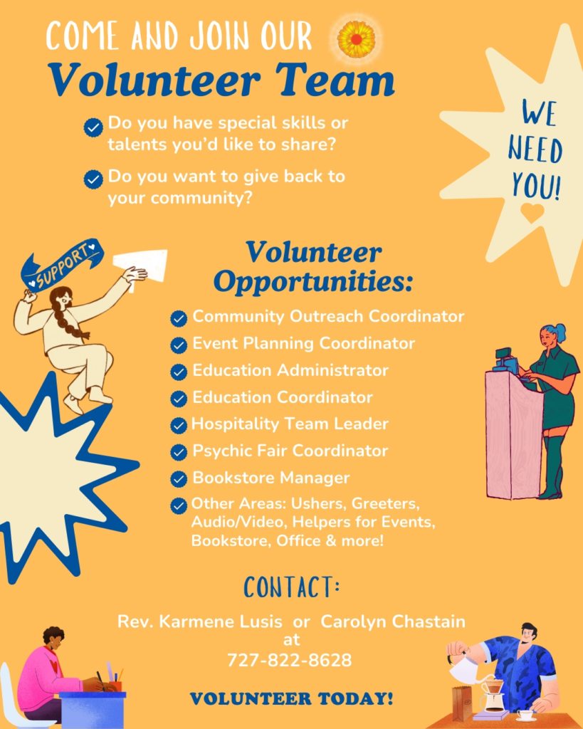 Volunteer need flyer