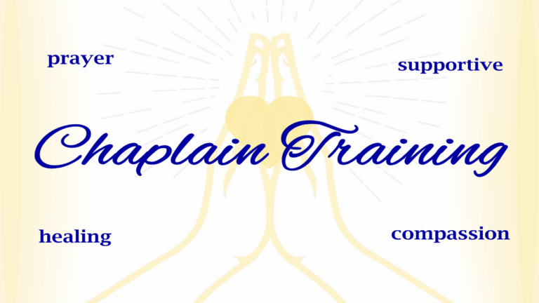 Chaplain train banner