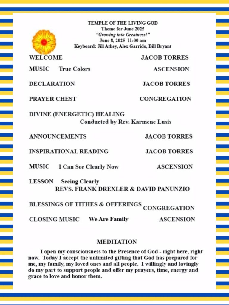 June 8 service