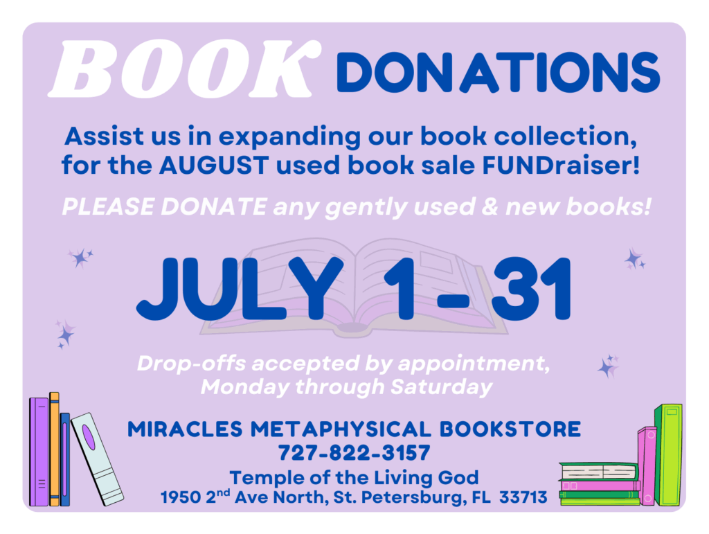 Miracles book donate