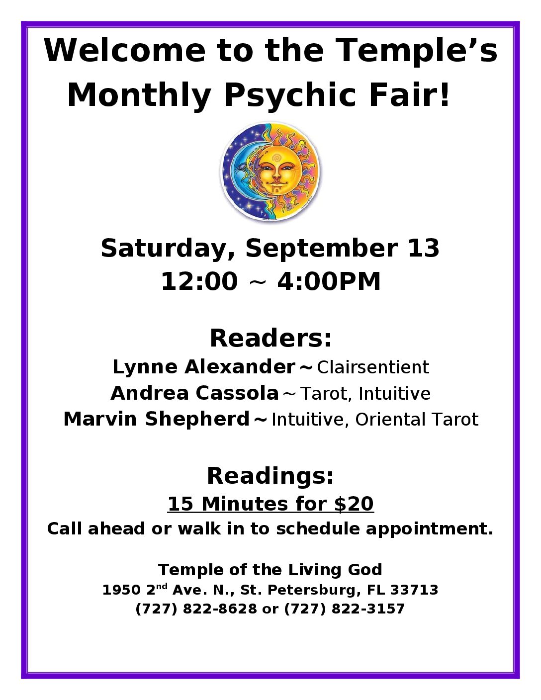 PSYCHIC FAIR!
