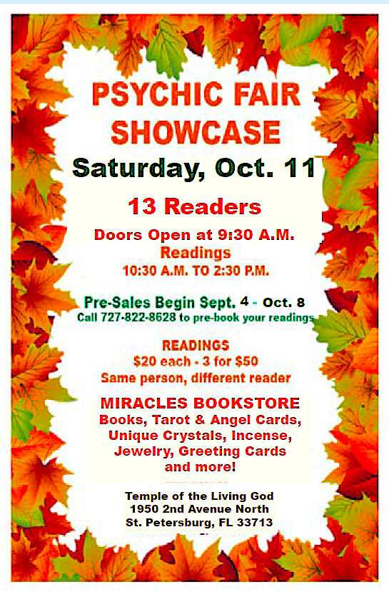 Psychic Fair SHOWCASE!!