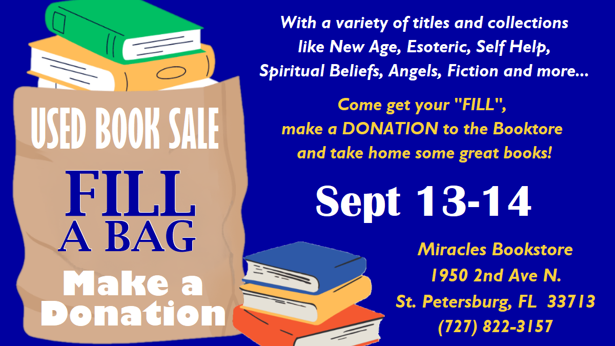 USED Book Sale ~ LAST CHANCE…FILL-A-BAG!