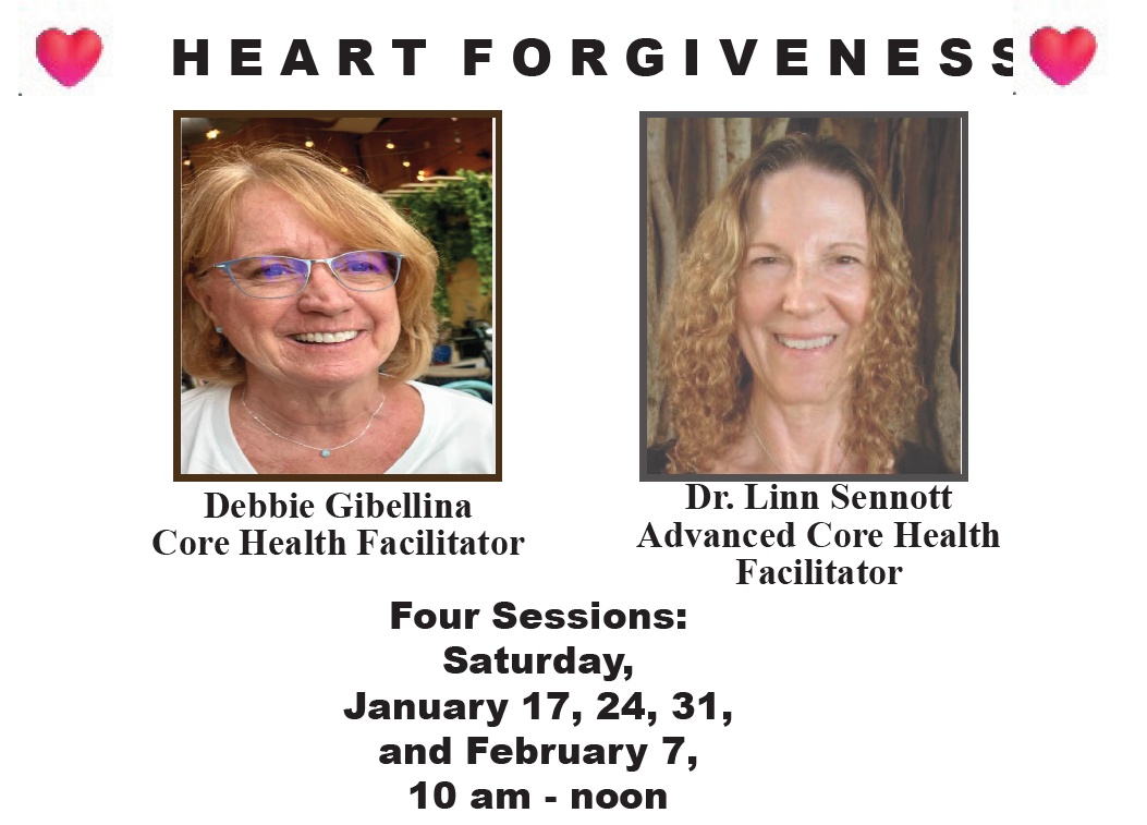 Heart Forgiveness – Workshop Series